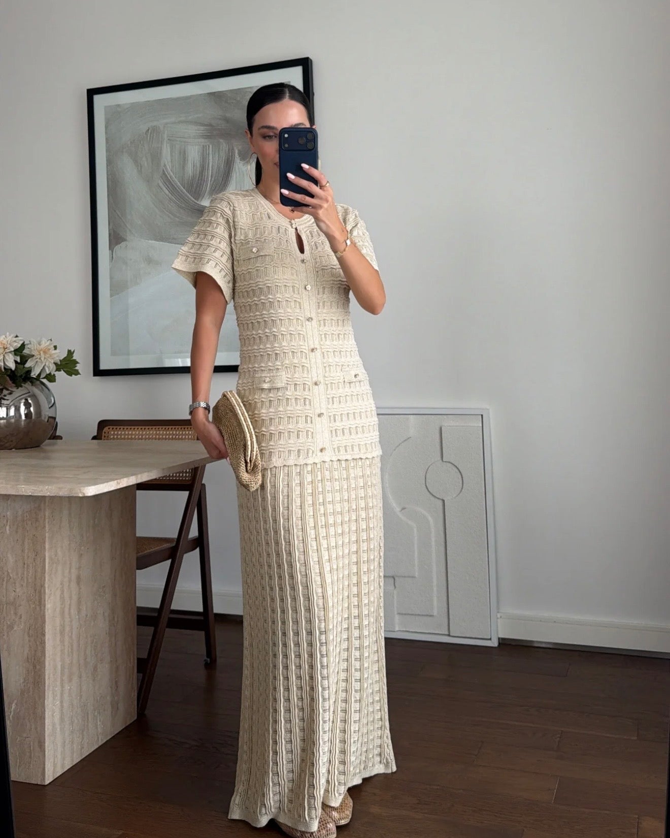 Beige S*ndro Dress
