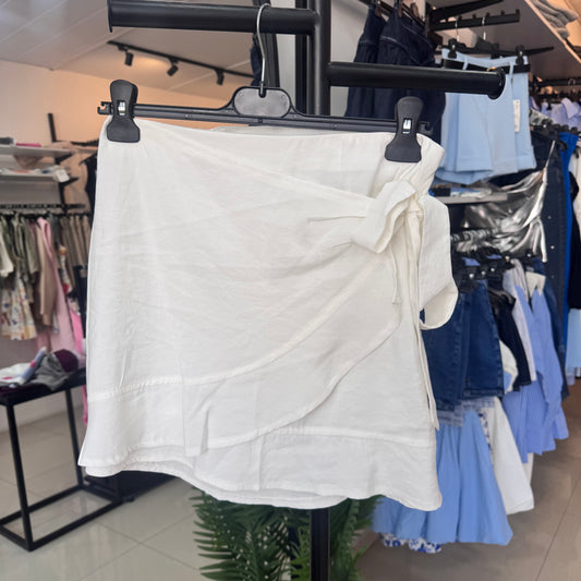 White Skort