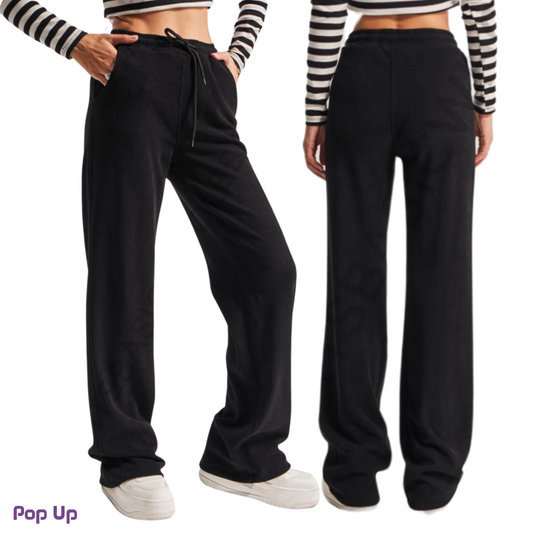 Black Velvet Pants