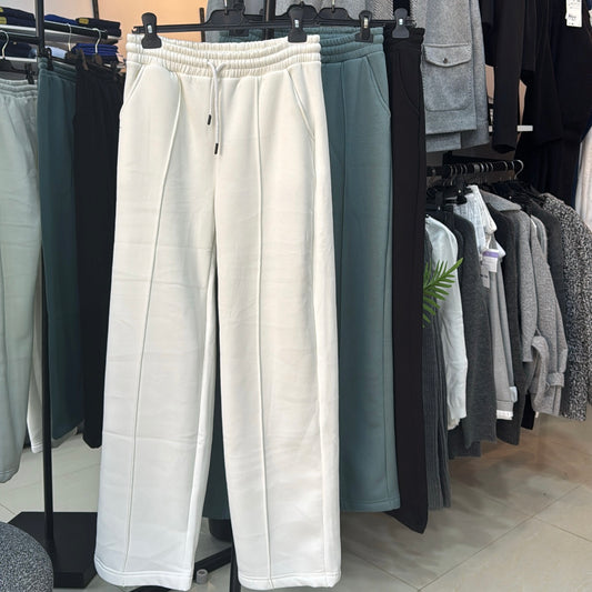 Fleece Wide Leg Sweatpants