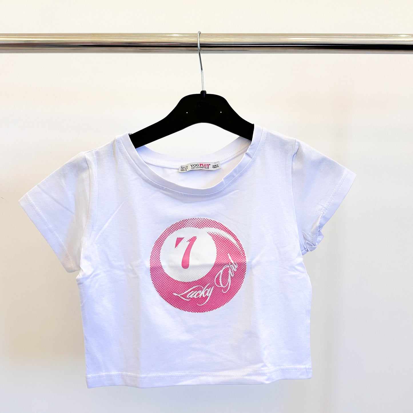 Lucky Girl Cropped T-Shirt