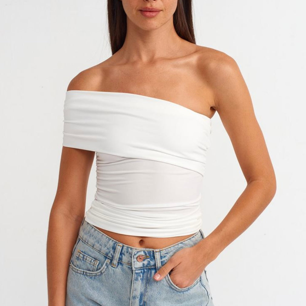 One Sleeve White