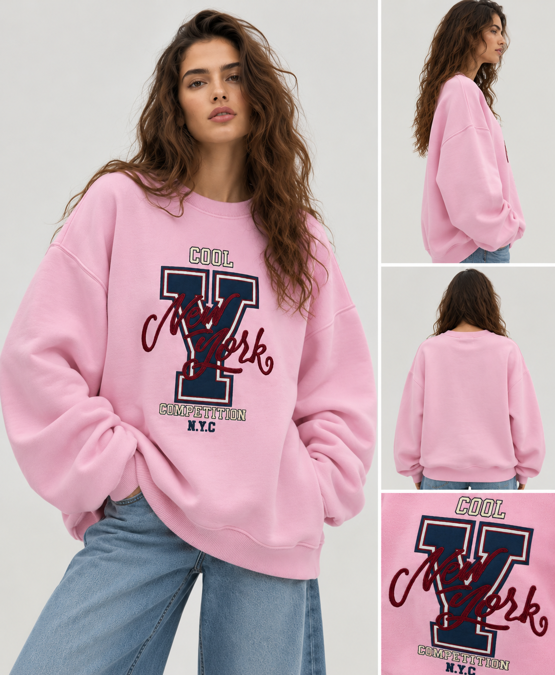 Pink NYC Sweatshirt