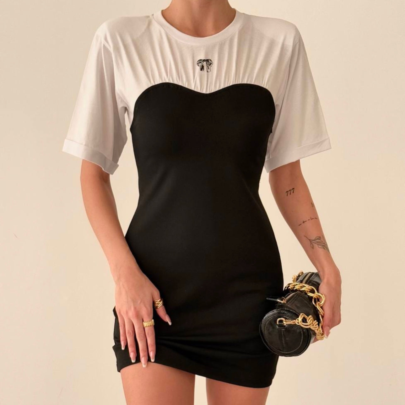 Black And White Dress