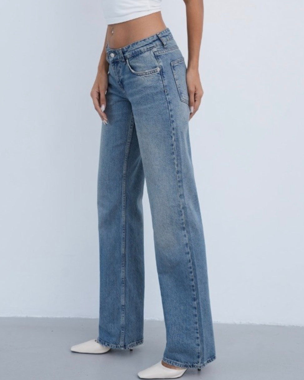 Low Waist Denim Pants