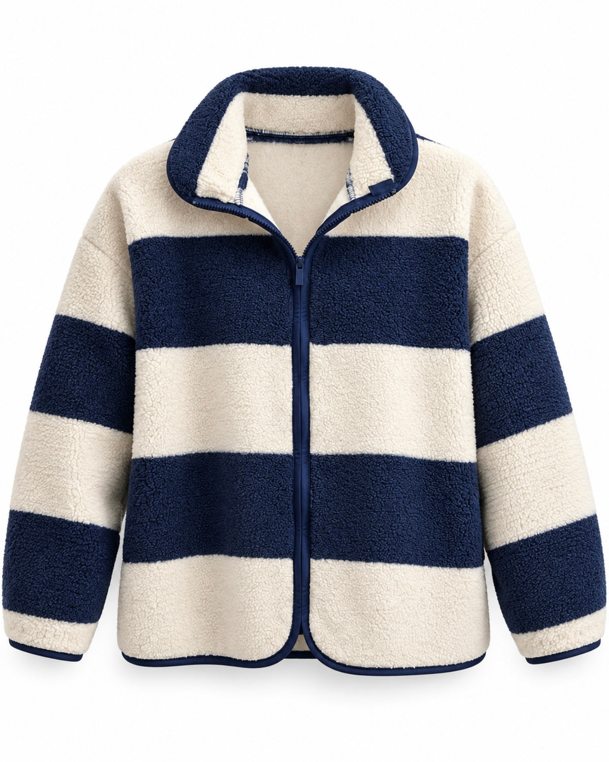 Teddy Zip Up Sweater Jacket