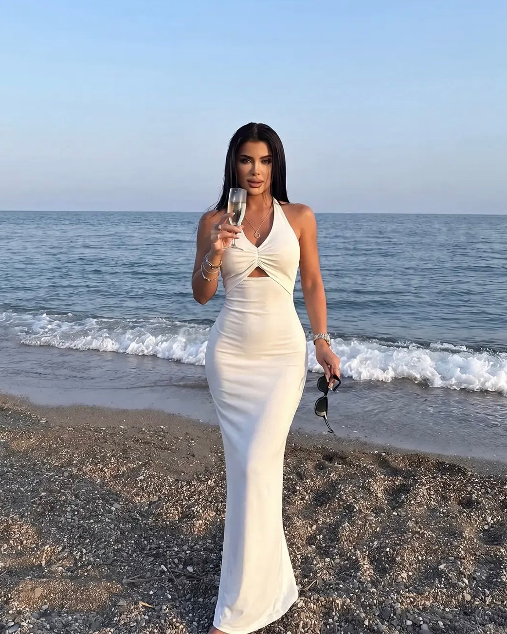 White Payton Maxi Dress