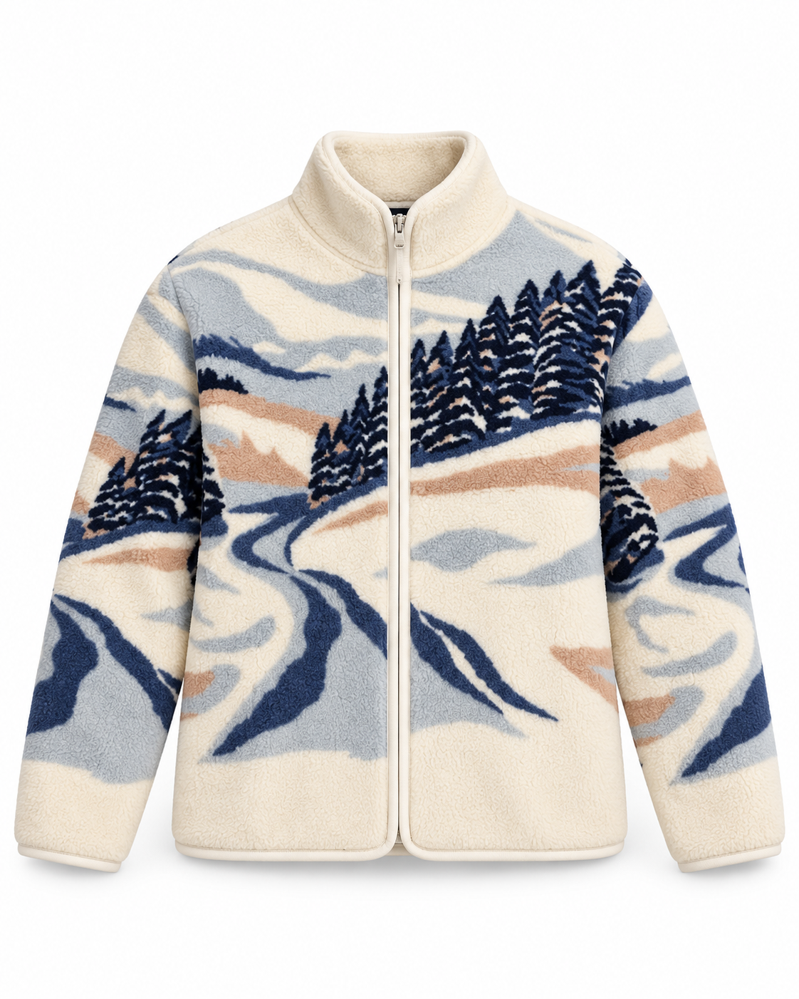 Blue Teddy Sweater Jacket