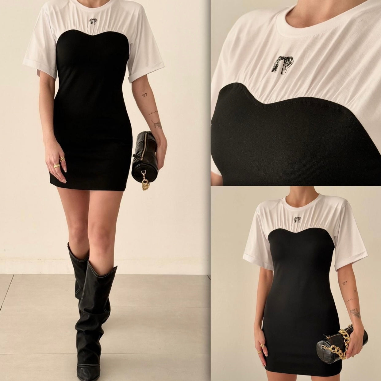 Black And White Dress