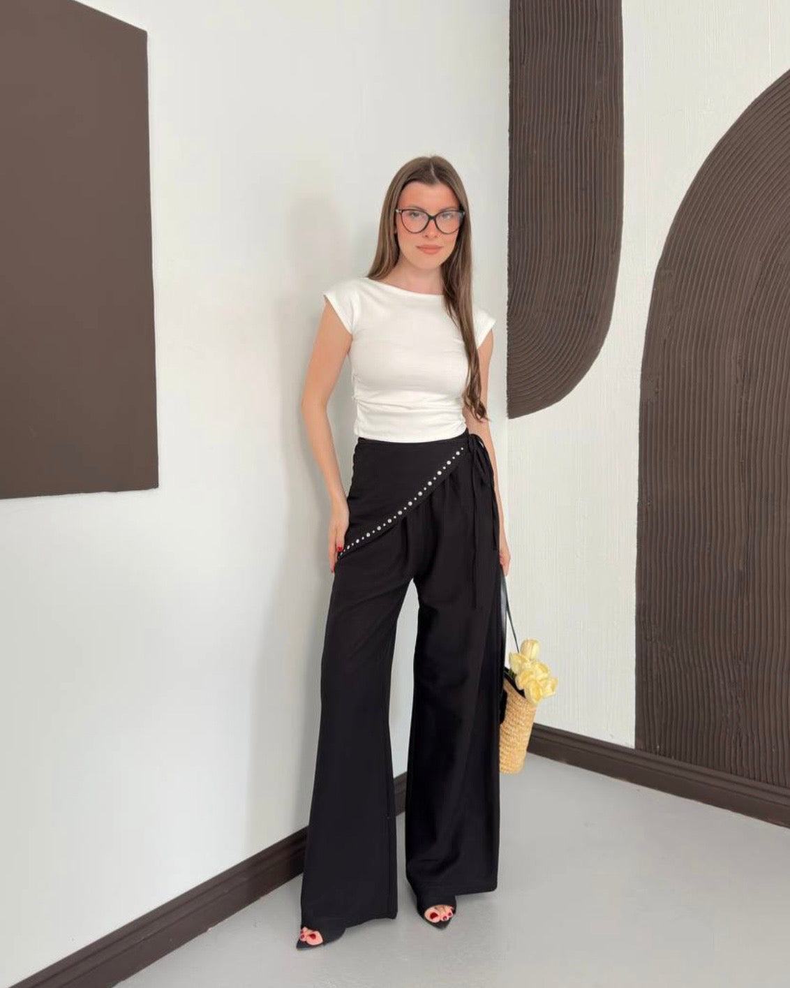 Black Bandana Pants