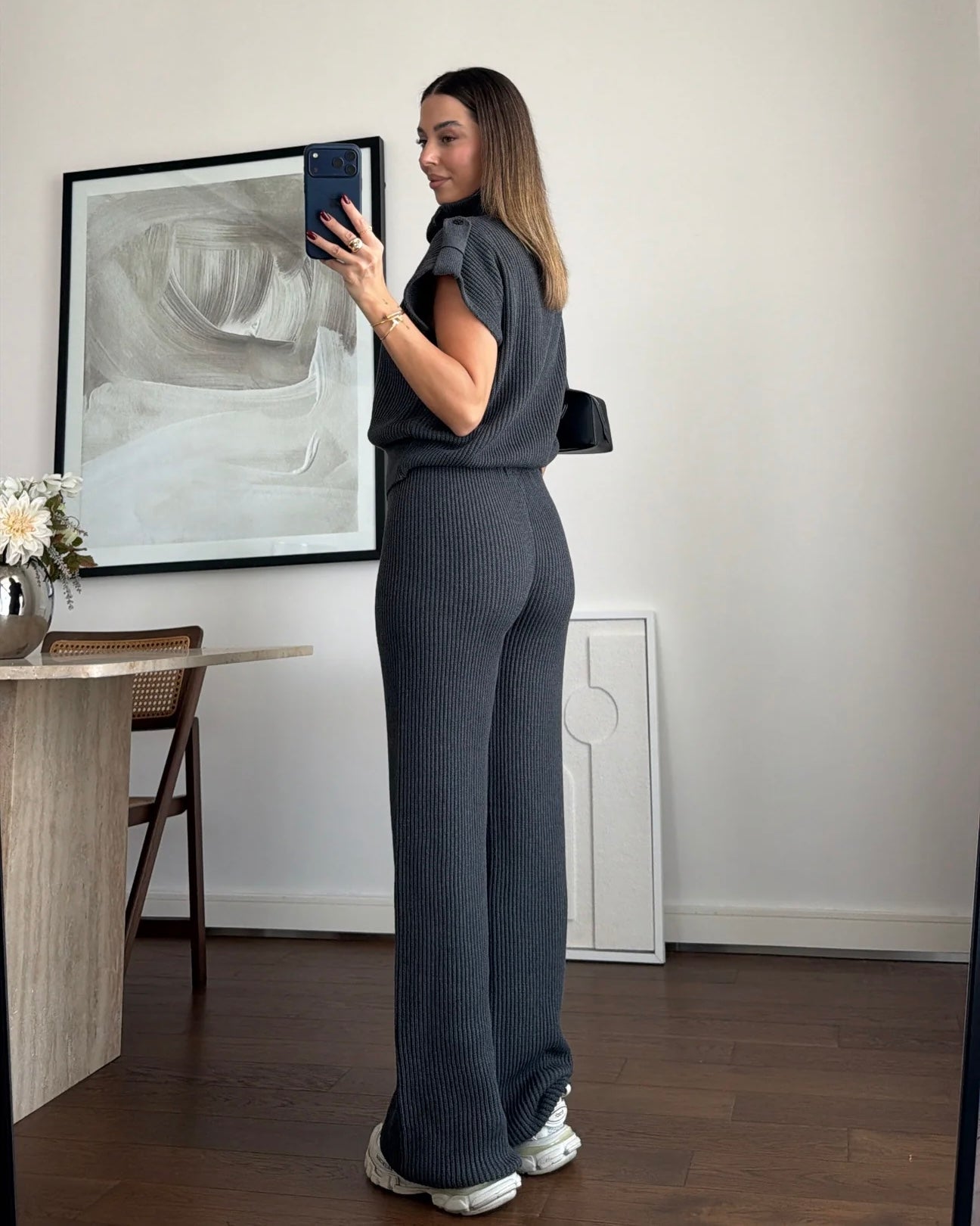 Dark Gray Wool Set