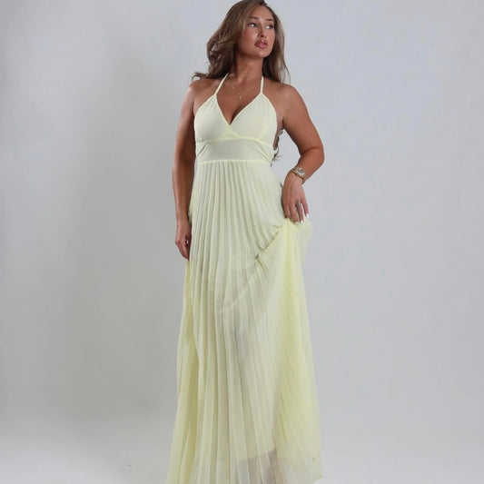 Butter yellow dress