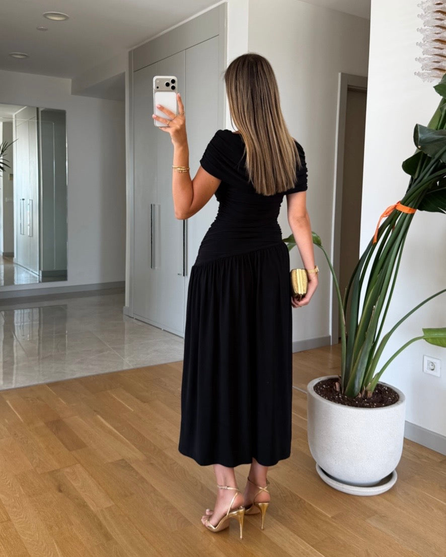 Black Off-Shoulders Dress