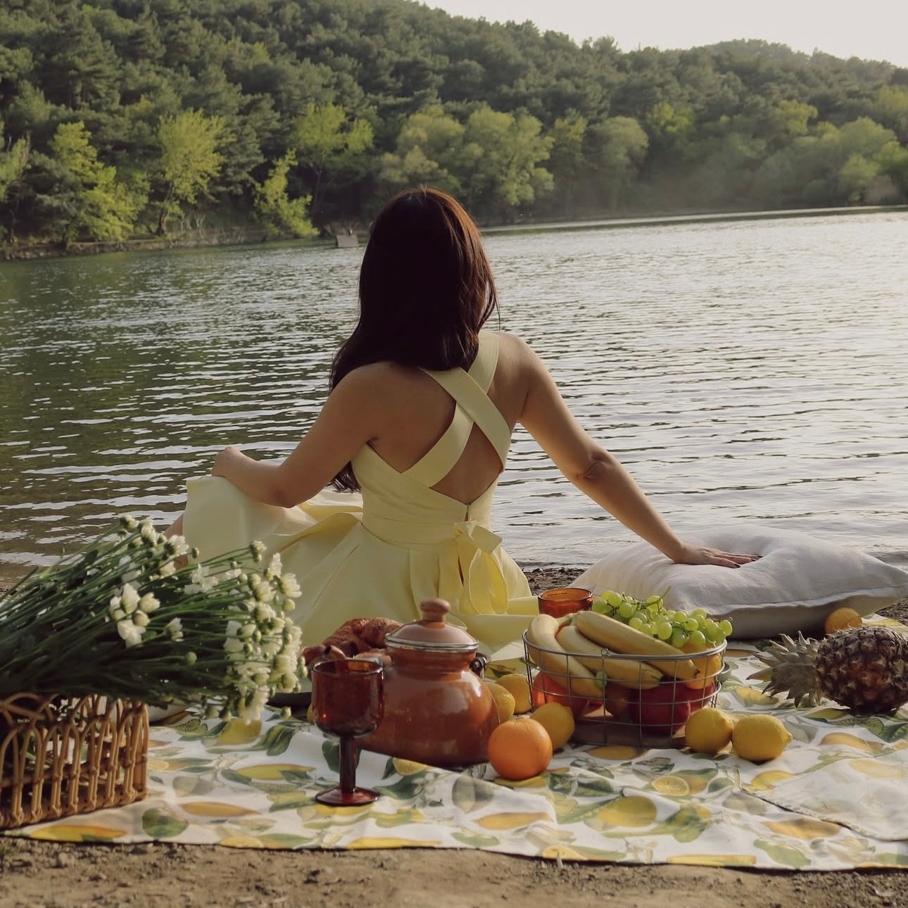 Back Design White Dress