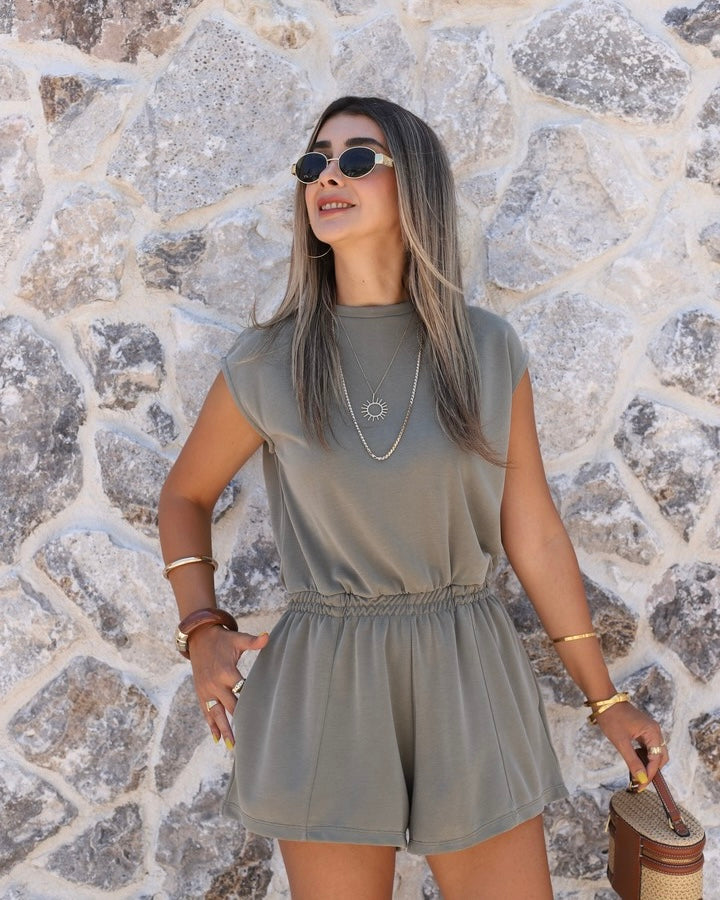 Olive Green Jumpsuit