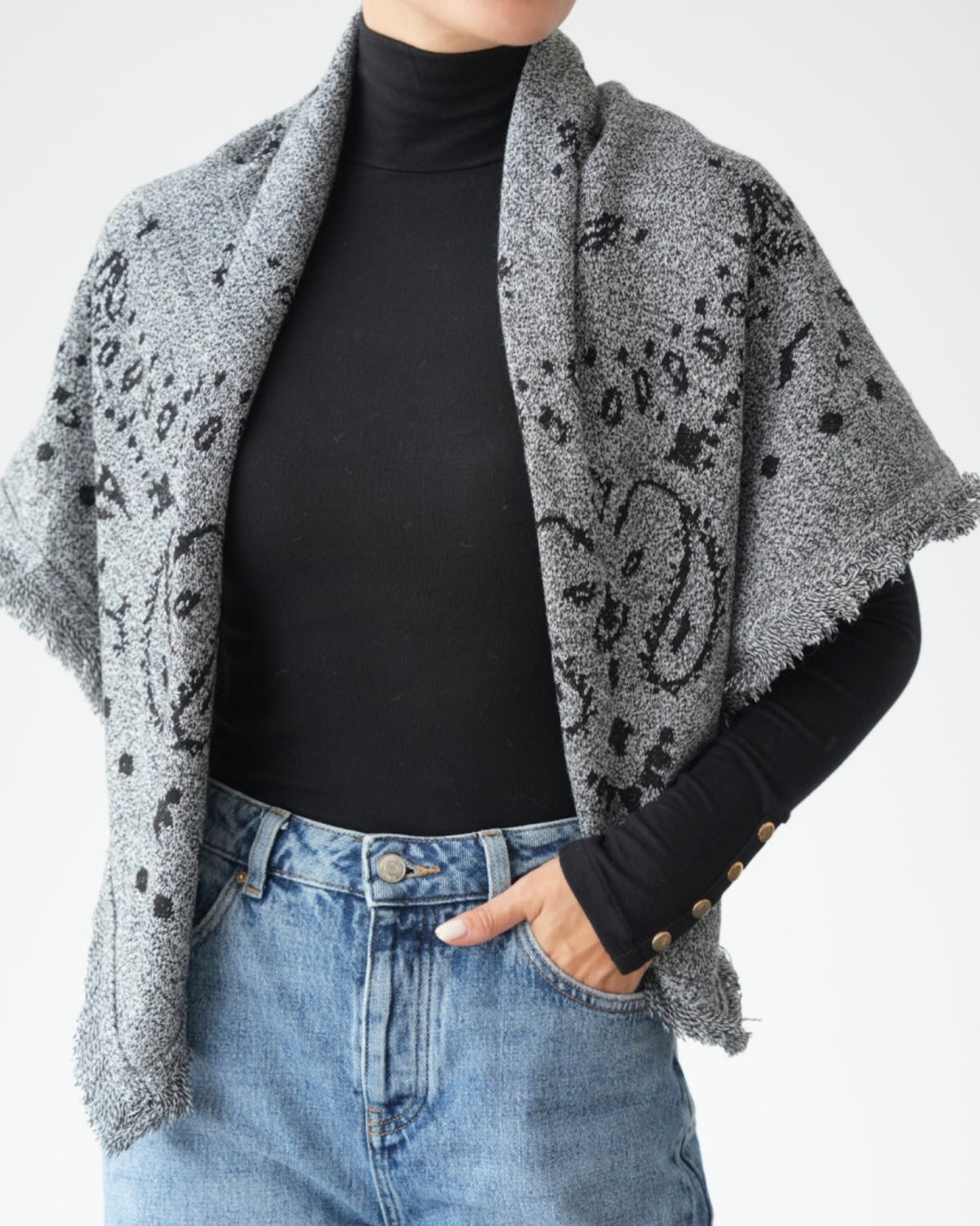 Gray Scarf