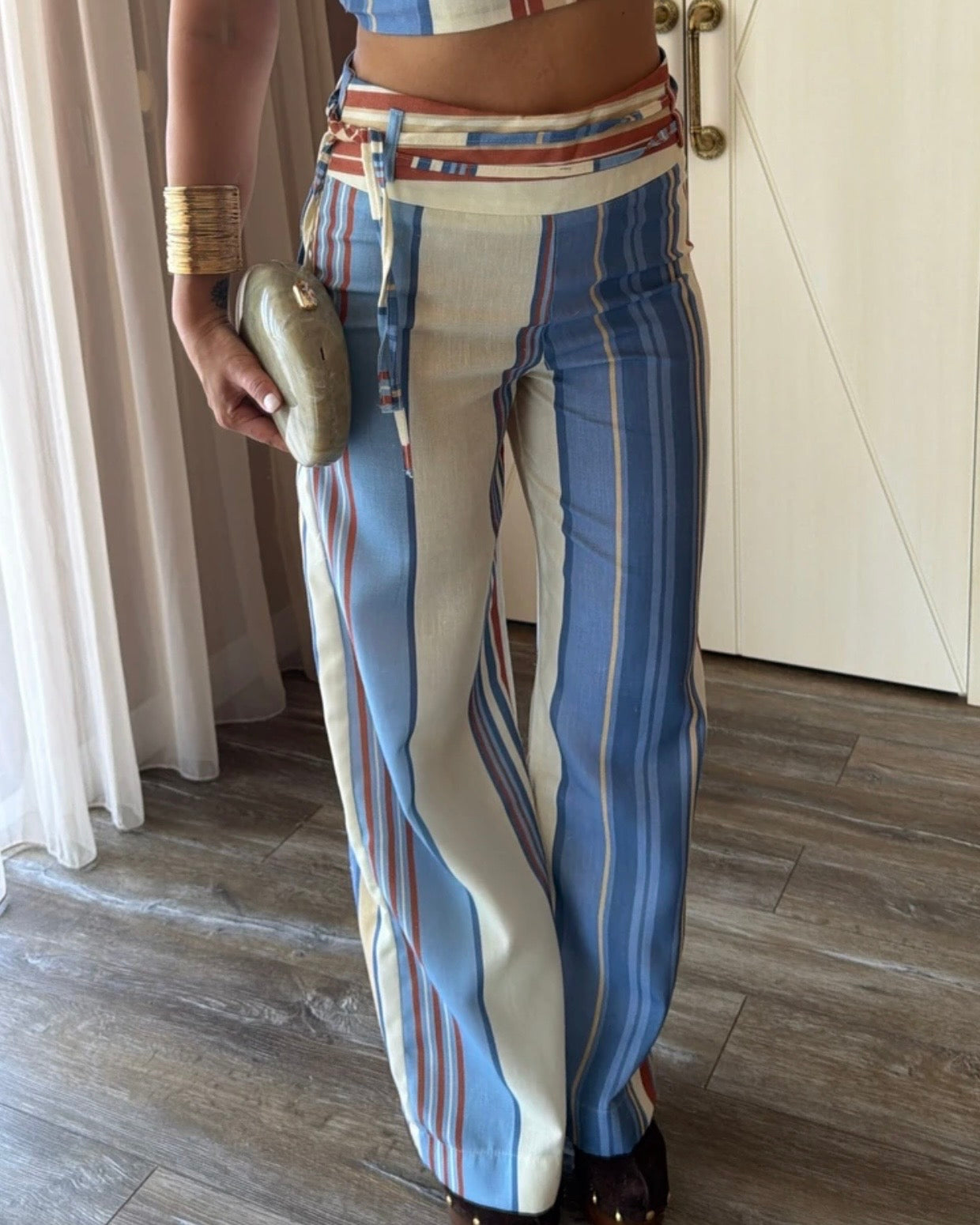 3 Pieces Striped Set