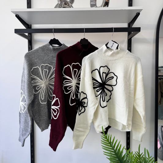 2 Flowers Sweater