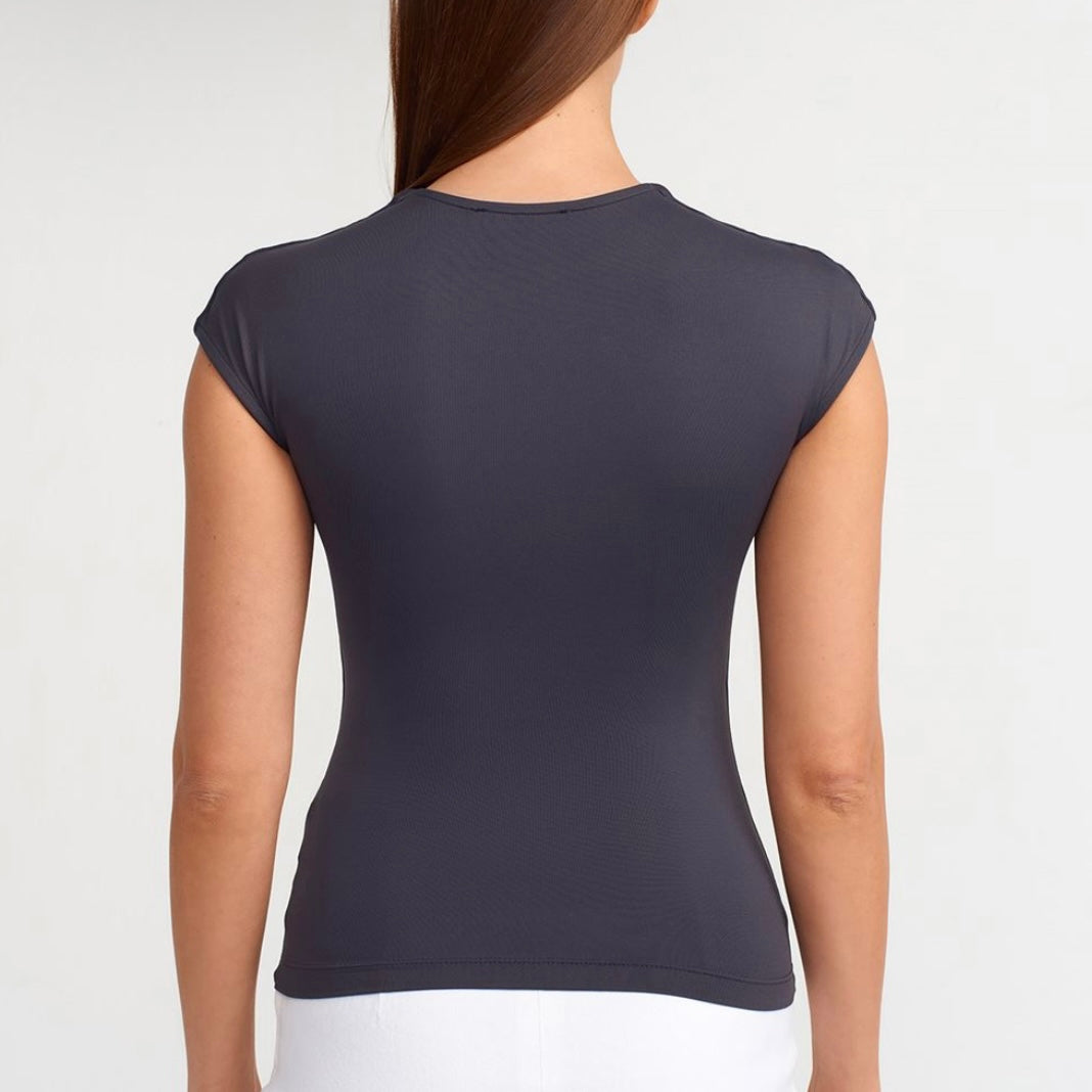 Premium dark Gray Top