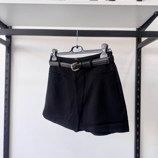 Black Skirt With Shorts Underneath