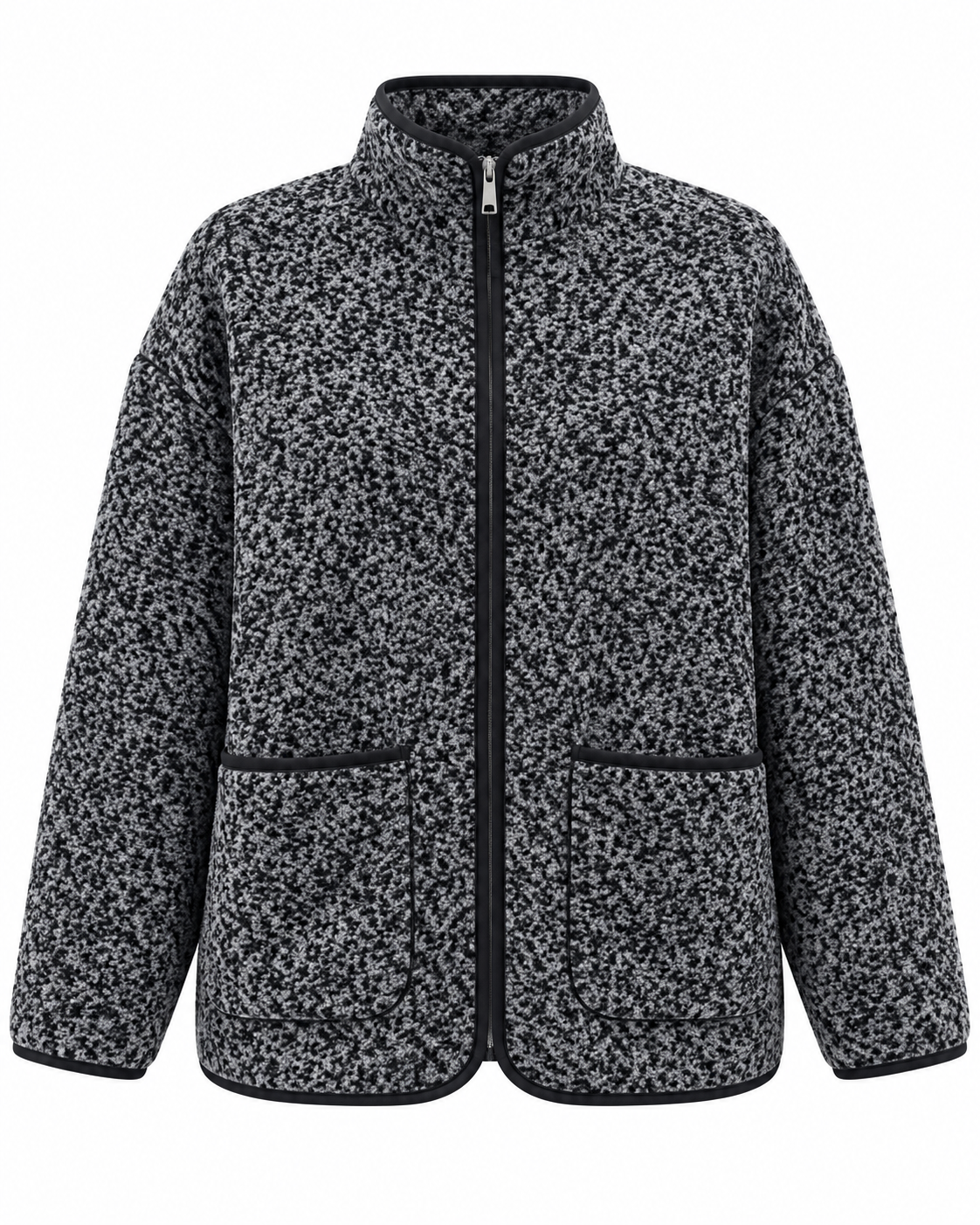 Black Teddy Sweater Jacket