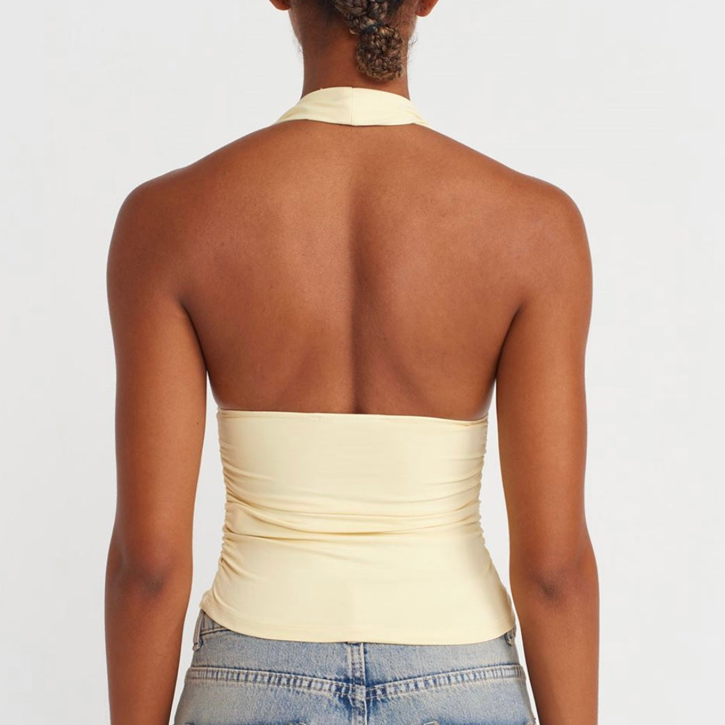 Yellow Halter Top