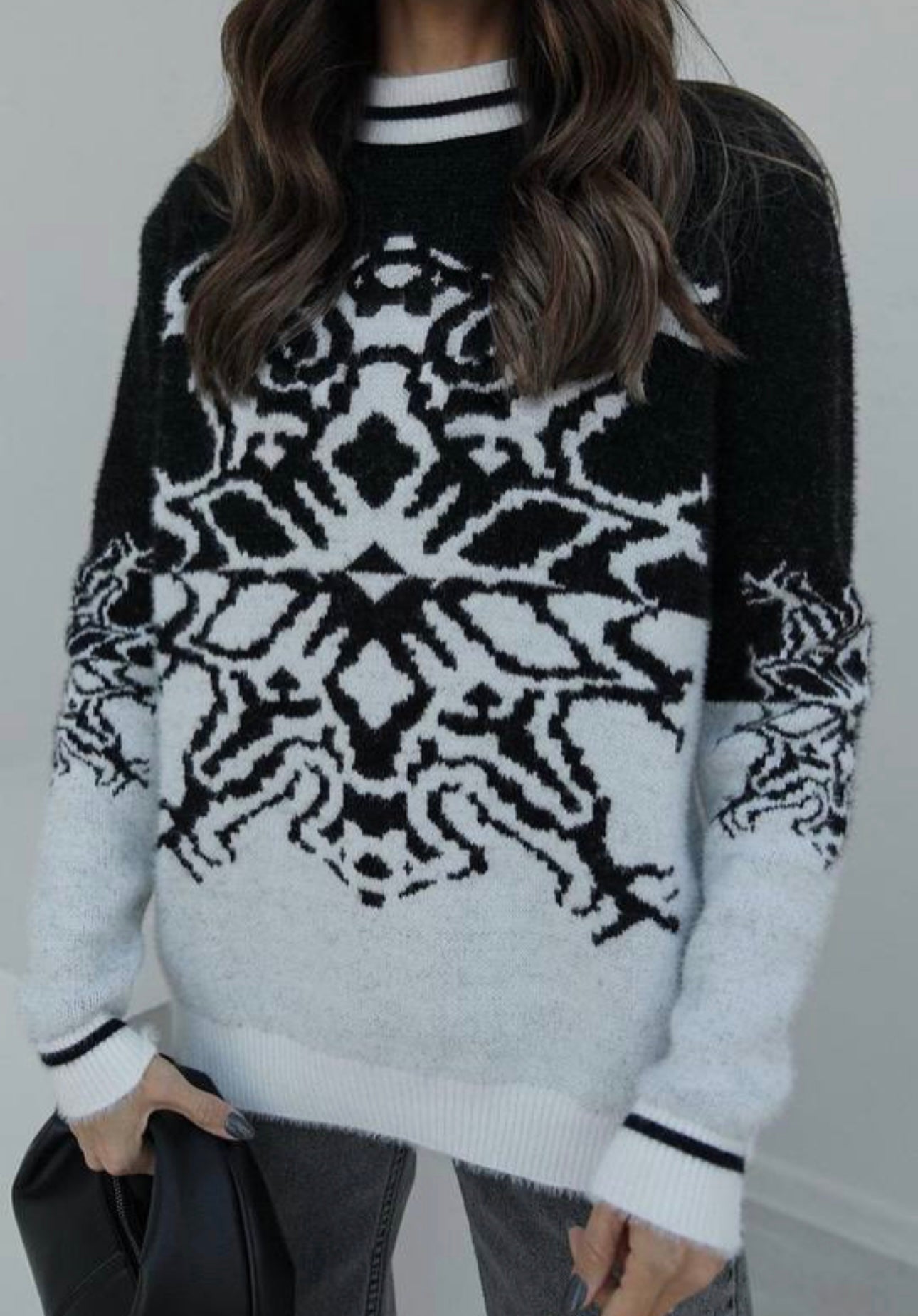 Snowflake Mohair Sweater