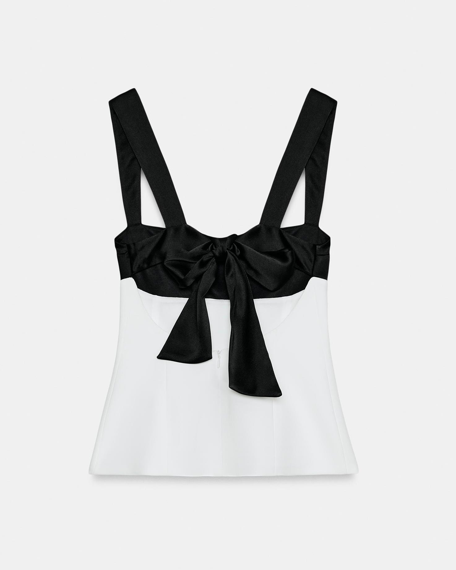 Black And White Bow Top