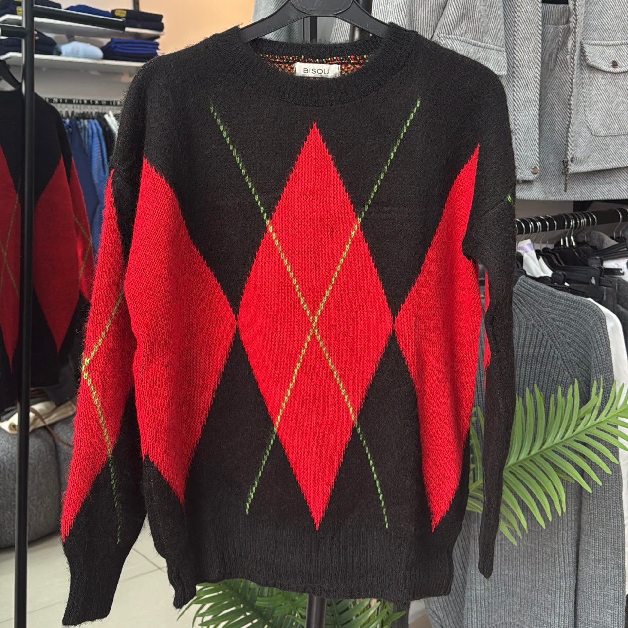 Red Lozange Sweater