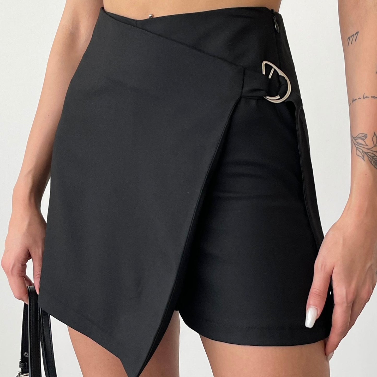 Skort With Silver Details