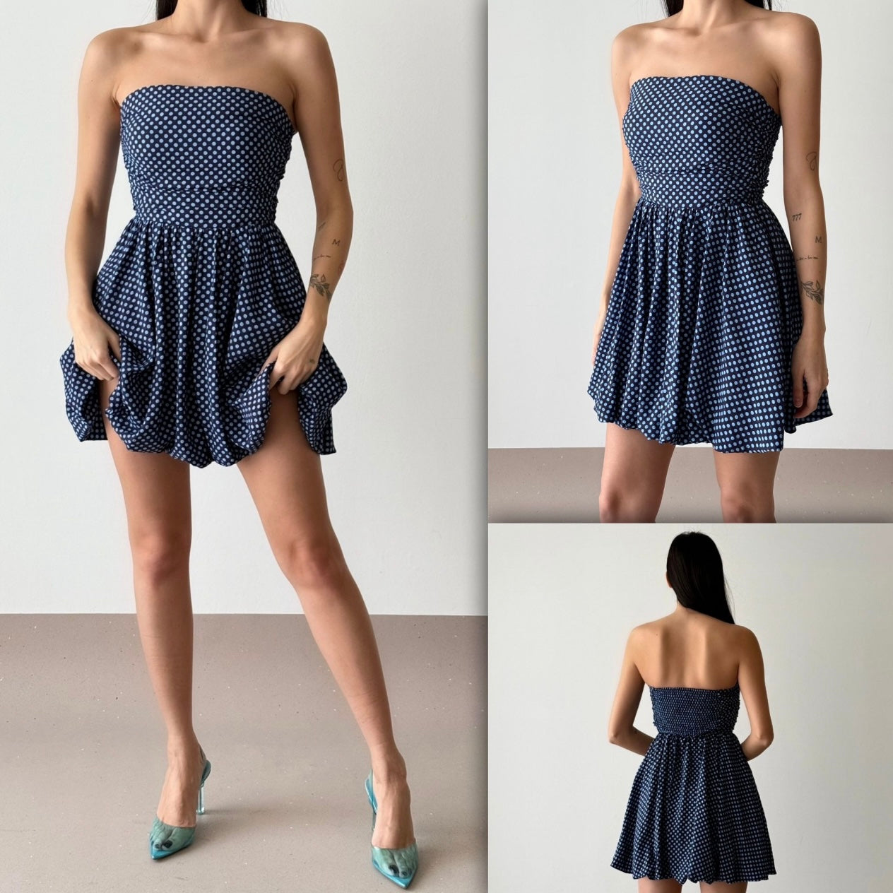 Blue Dots Dress