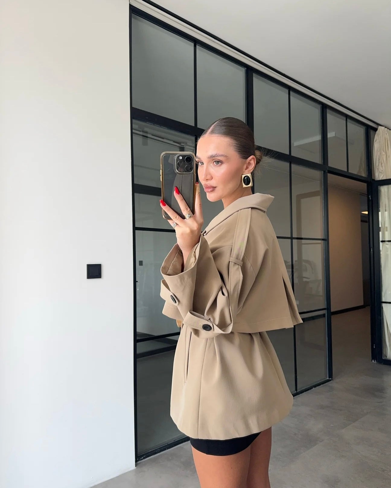 Camel Dalia Trench Coat