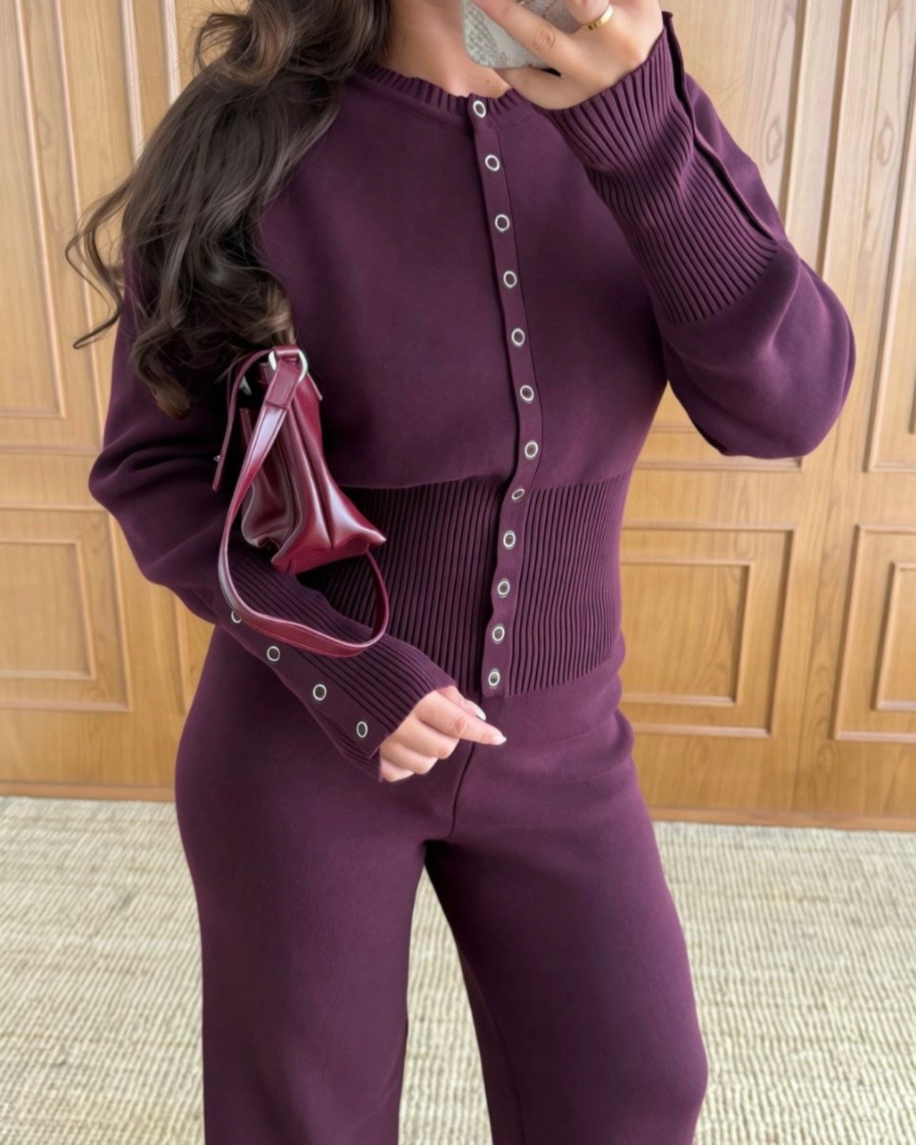 Plum Wool Set