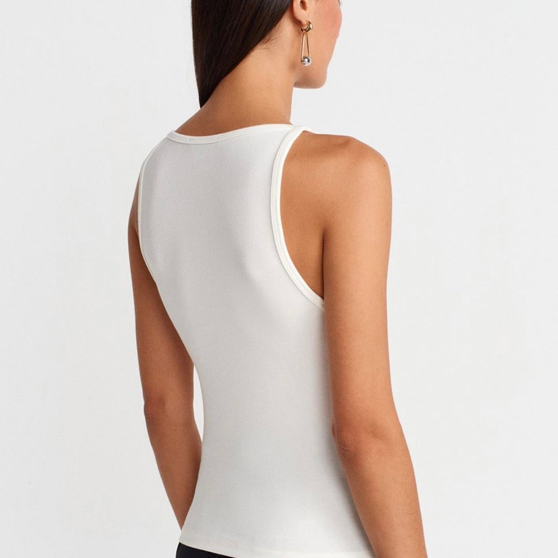 White Basic Top