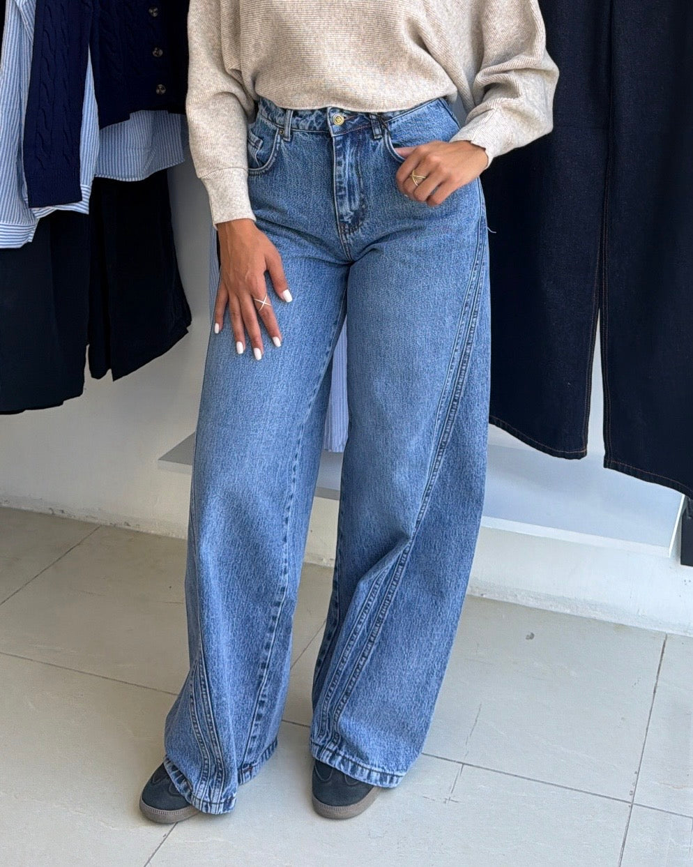 Blue Denim Pants 12