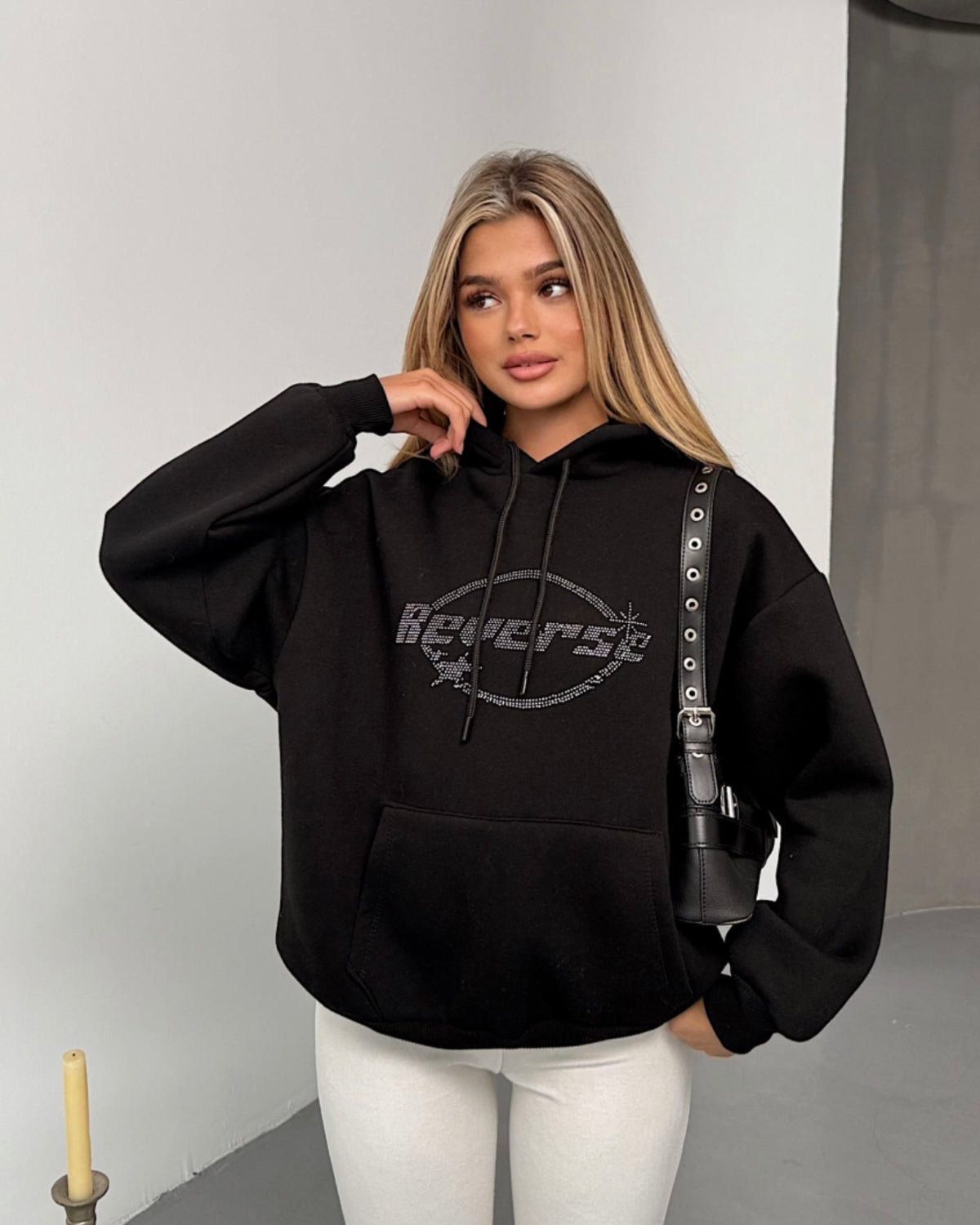 Black Reverse Hoodie