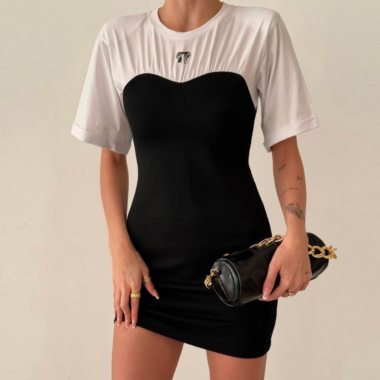 Black And White Dress