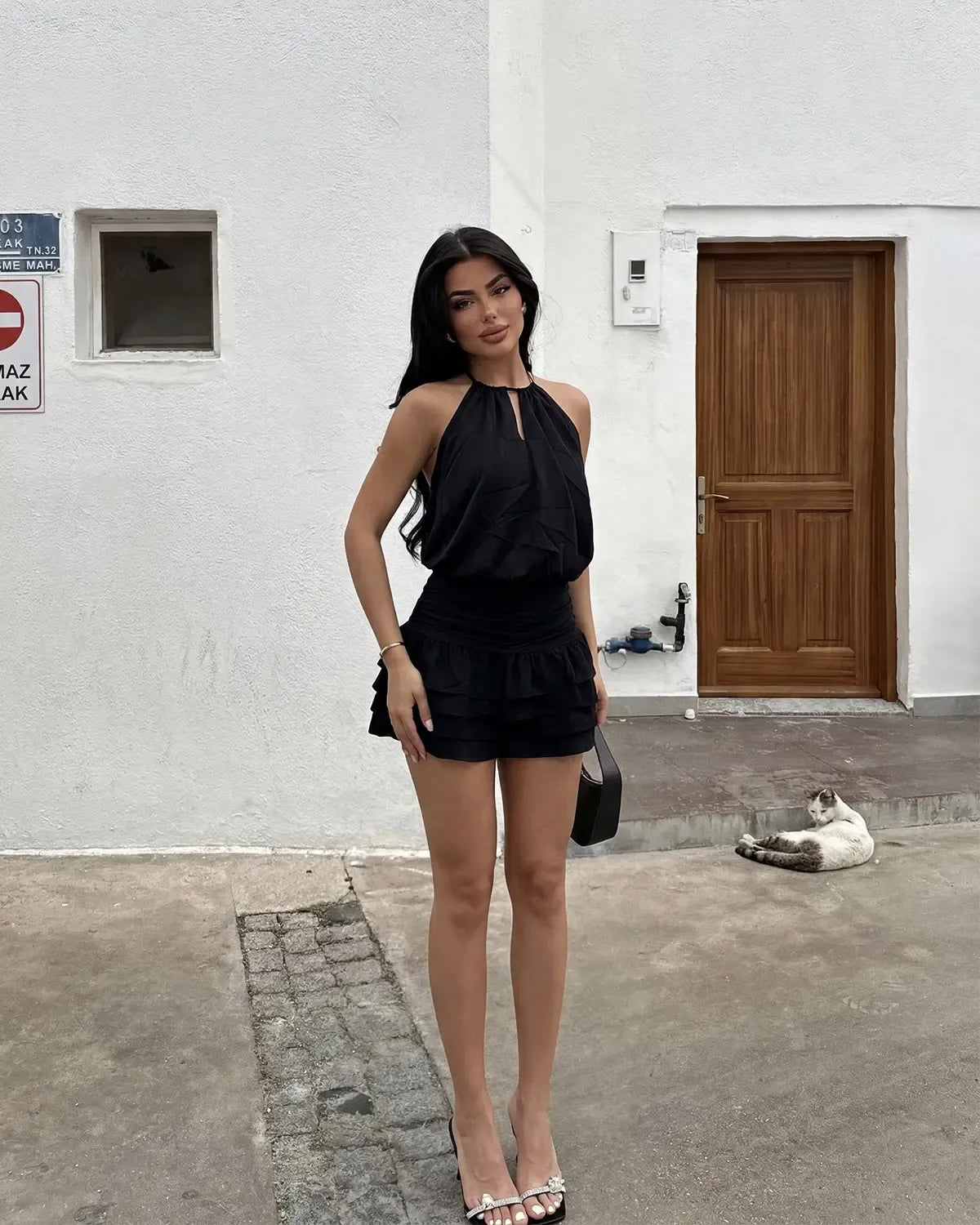 Black Marla Mini Dress