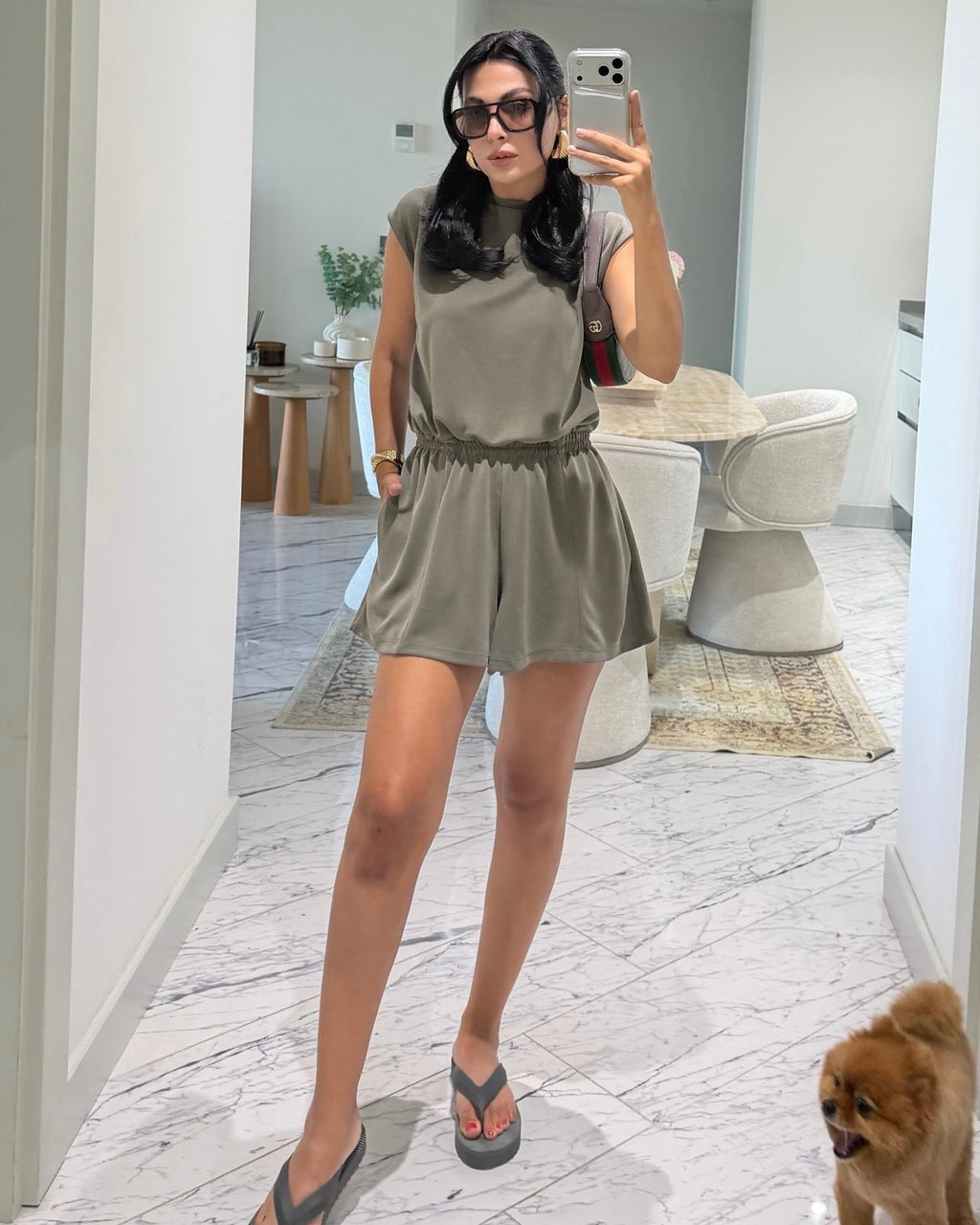 Olive Green Jumpsuit