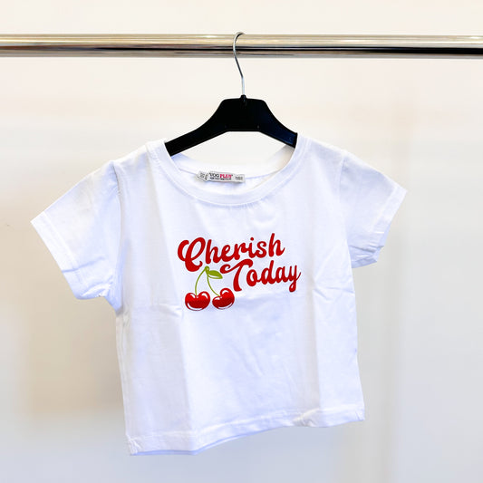 Cherish Today Cropped T-Shirt