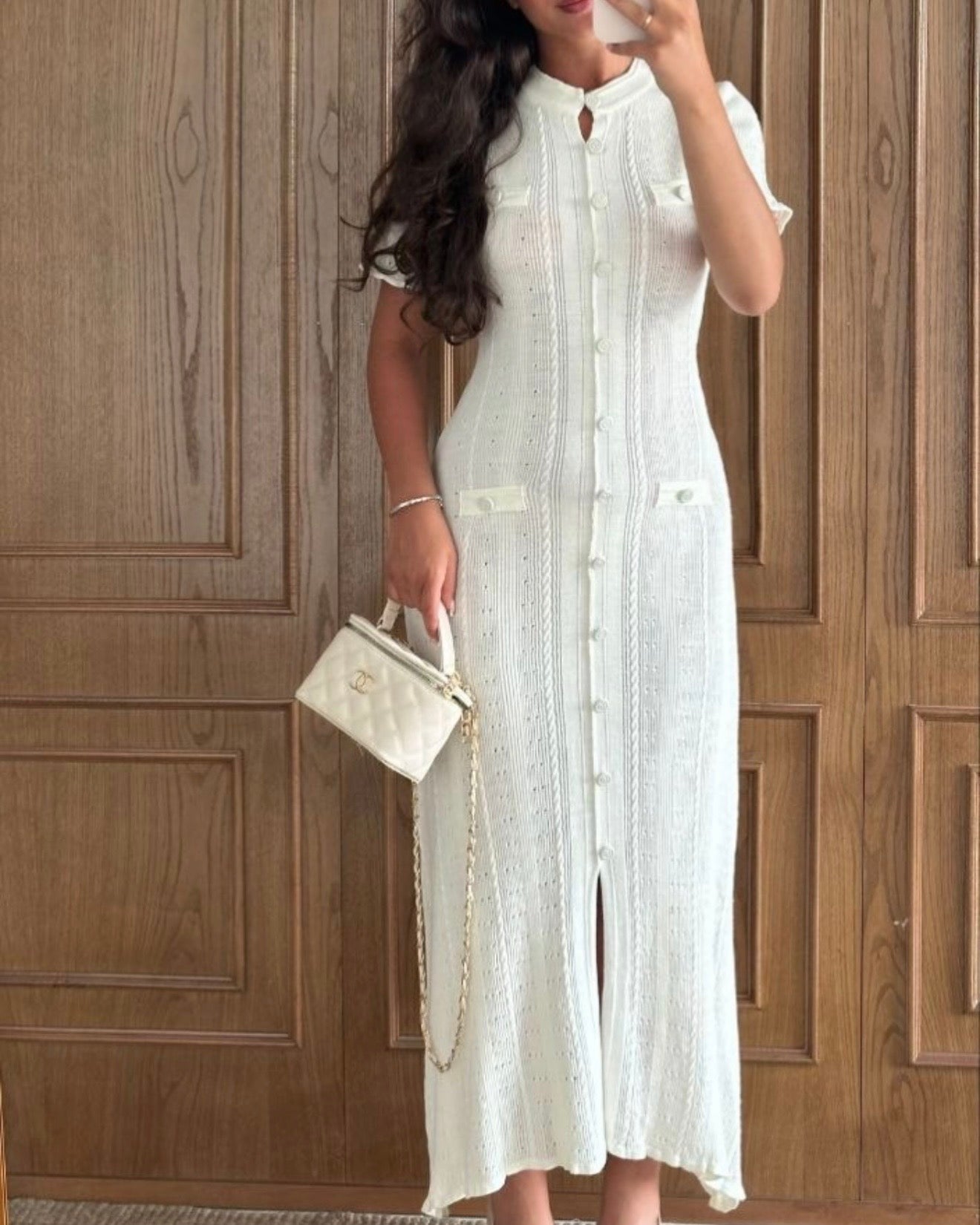White Maxi Sndro Dress