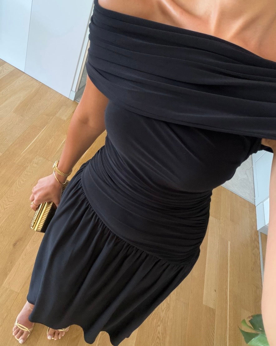Black Off-Shoulders Dress