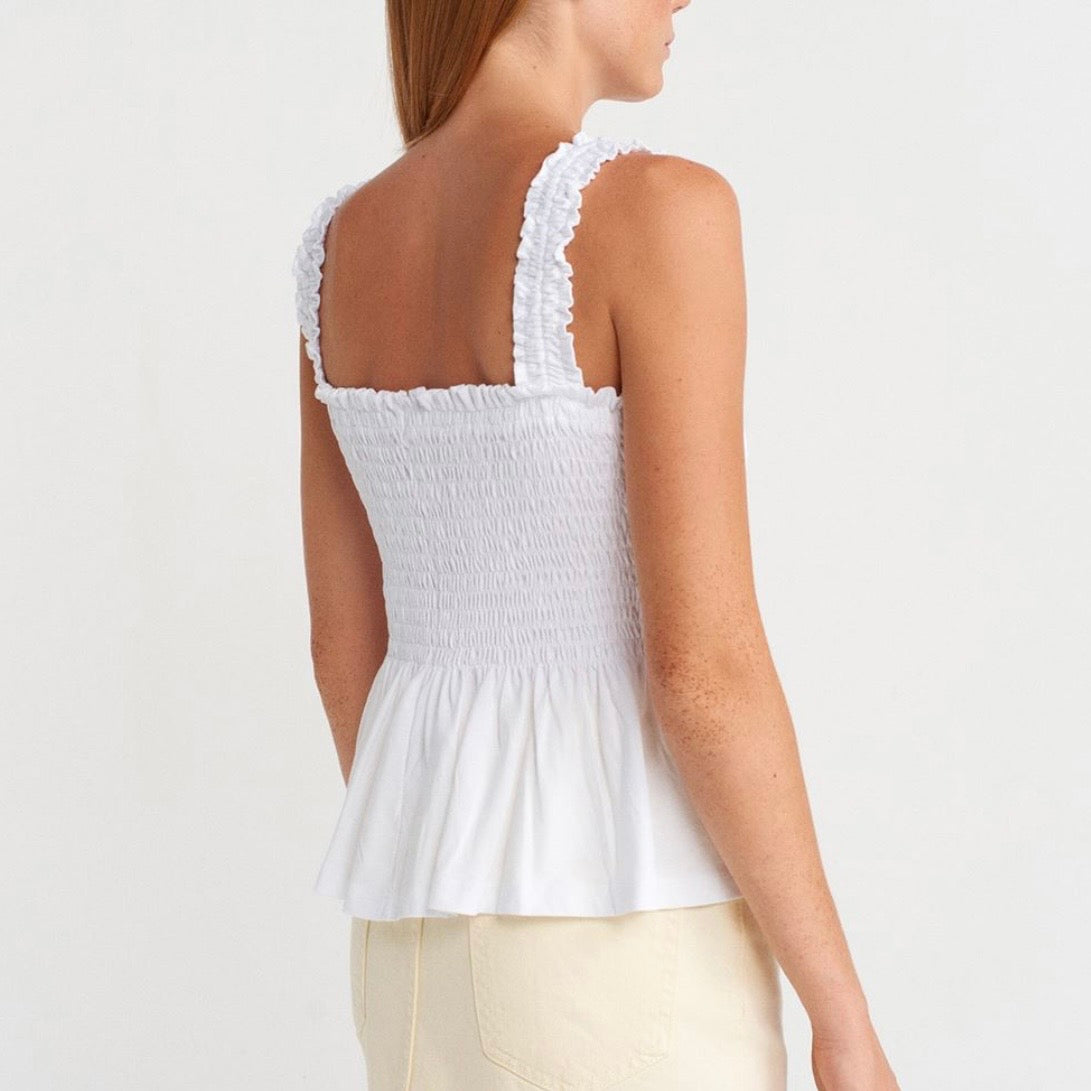 White Sally Top