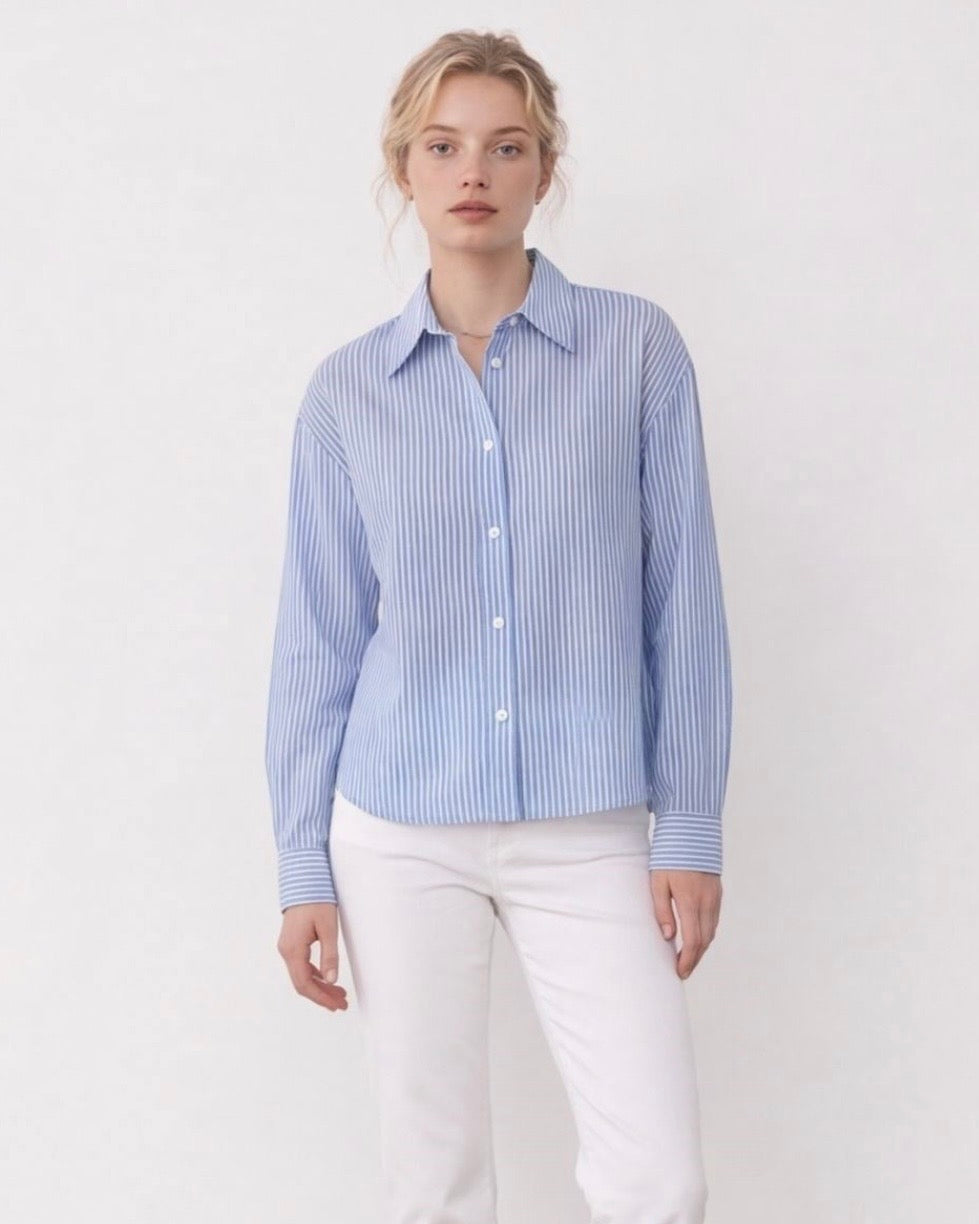 Blue Striped Shirt