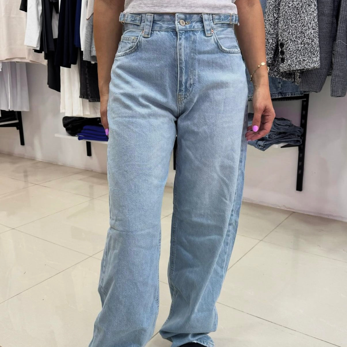 Light Blue Denim Pants