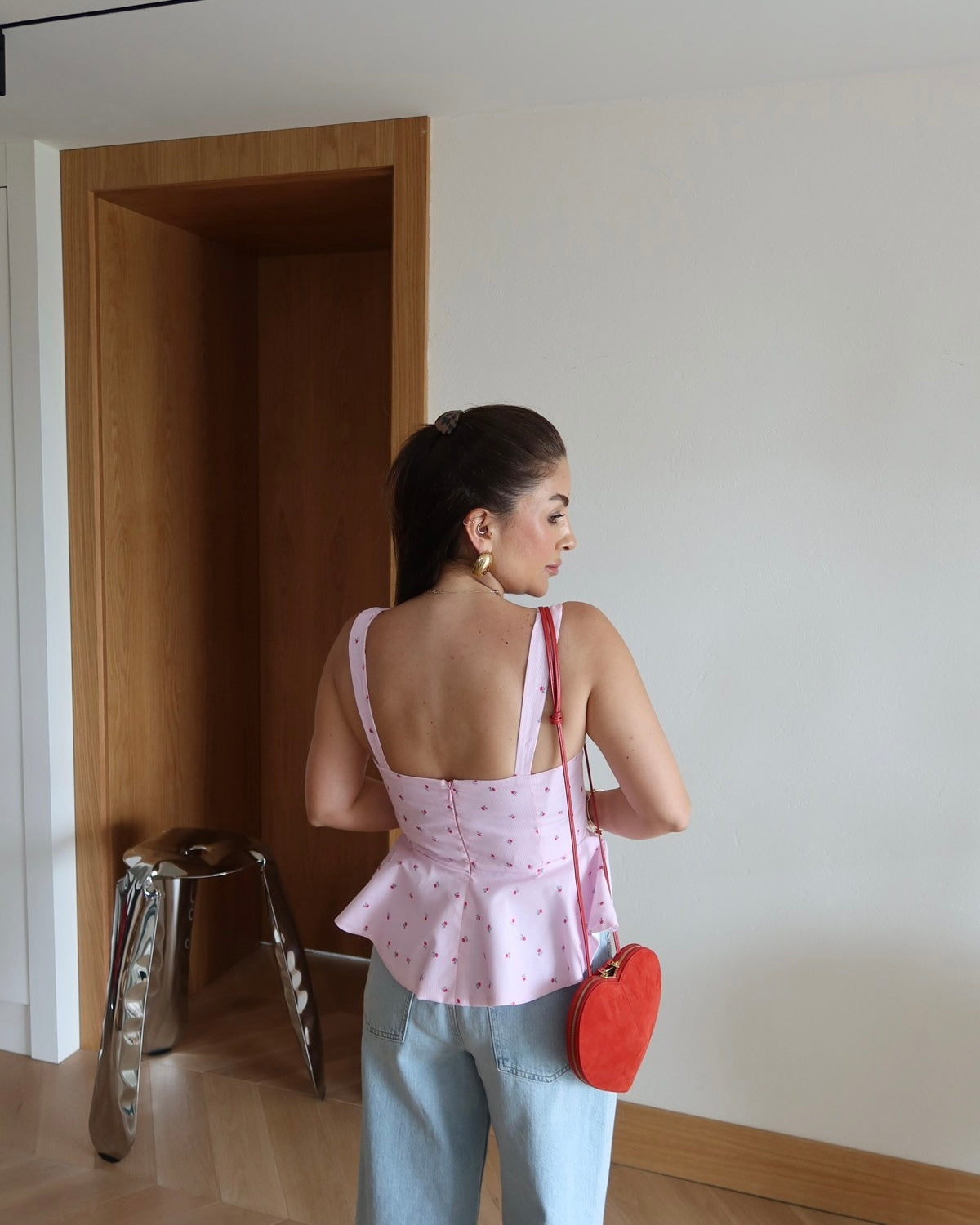 Pink Floral Top