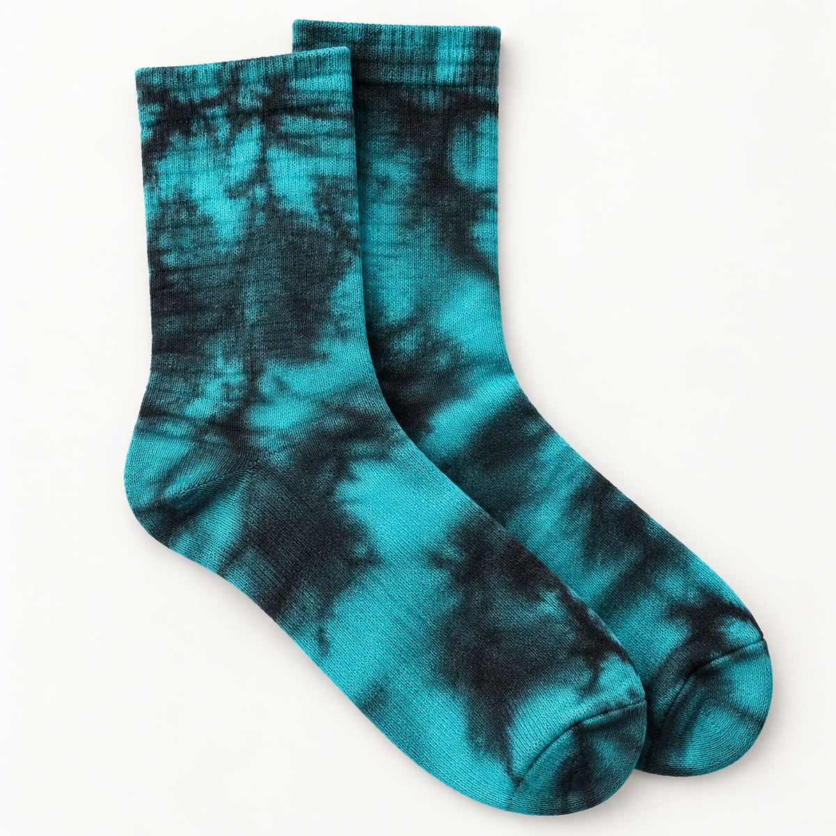 Blue Tie Dye Socks