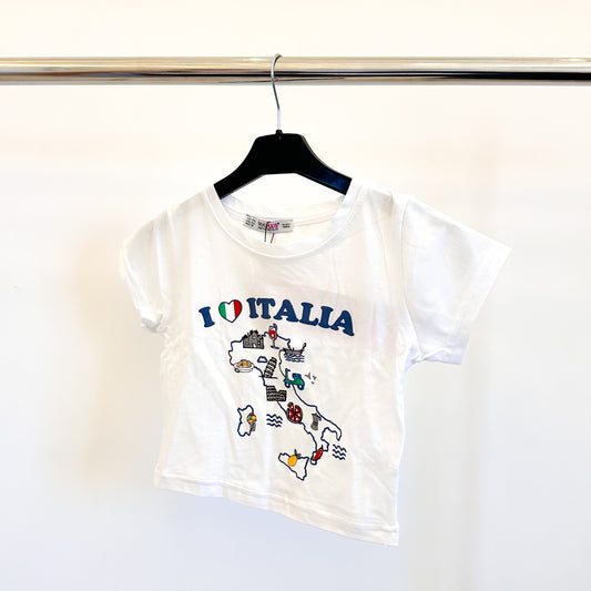 Italia Cropped T-Shirt