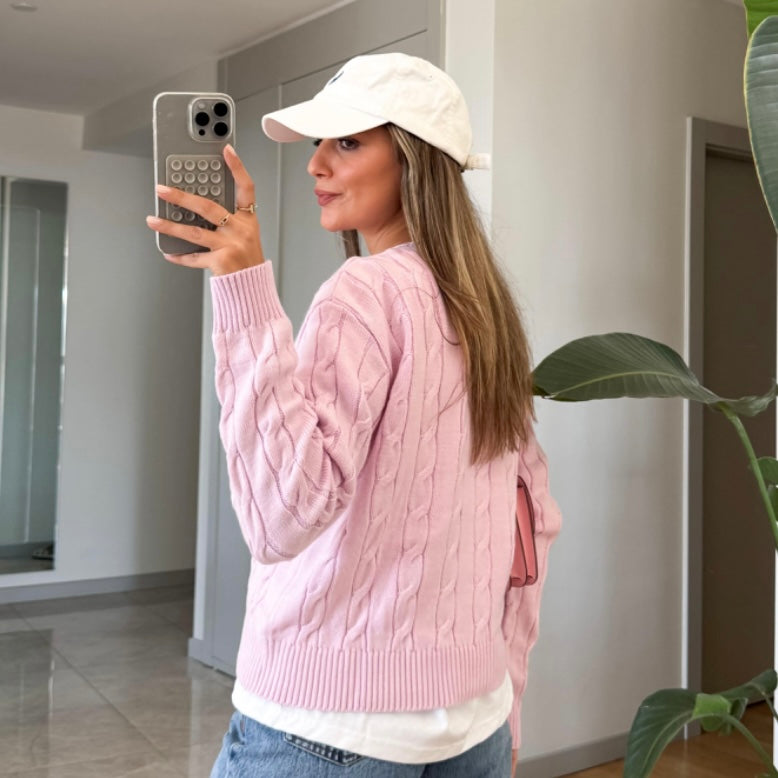 Pink Knit Sweater