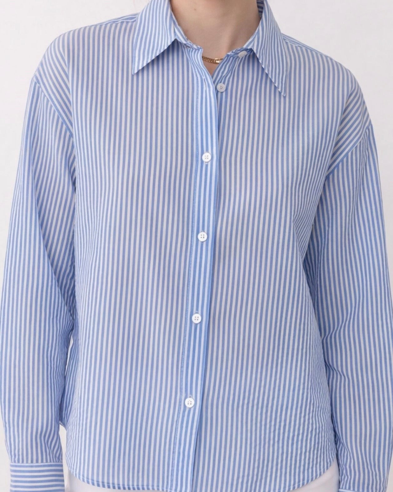 Blue Striped Shirt